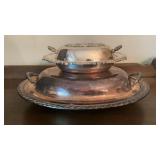 2 Vintage Silverplated WM Rogerï¿½s covered