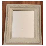 Vintage Shabby Chic Distressed White Ornate