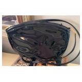 Vintage Lewis Black Patent Leather Evening