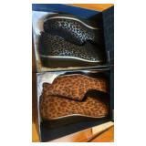 New SAS Tripad Comfort Leopard Print Wedge Shoes