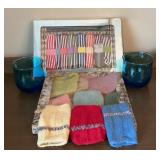 Vintage  Hi-Jacs coaster set with colorful