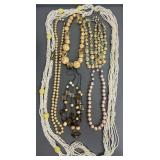 Vintage Mid-Century Costume Jewelry Necklace
