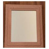 Vintage Pastel Rose Ornate Rectangular Wall