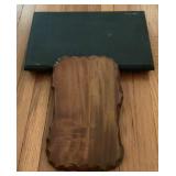 Vintage Made in Japan Carved Live Edge Wood