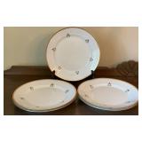 5 Vintage Bavaria Germany Porcelain Gold Rim