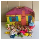 Vintage Mattel Tutti Playhouse Carrying Case with