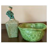 Vintage Ceramic Pixie Elf Shelf Sitter Figurine,