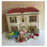 Vintage Ideal Toy Corporation Doll House Carrying