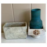 Ceramic Planters and Rosenthal Netter Pottery
