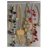 Vintage Gold Tone Statement Necklace Collection ï¿½