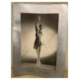 Vintage ballerina program bearing four