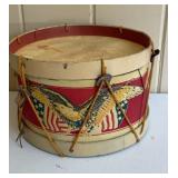 Vintage Patriotic Eagle Childï¿½s Toy Drum with