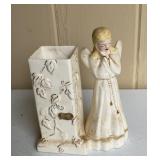Vintage Florence Ceramics California Angel Vase