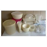 21 Piece Vintage Tupperware lot pink bowl with