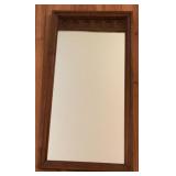 Vintage Mid-Century Modern Walnut Framed Wall