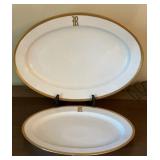 2 Vintage Favorite Bavaria Gold Monogram ï¿½Rï¿½