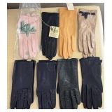 Vintage Ladies Leather Gloves Lot (8) ï¿½ Kay Fuchs