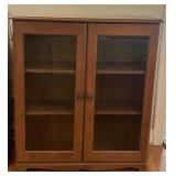 Glass Door Display Cabinet, Media Storage