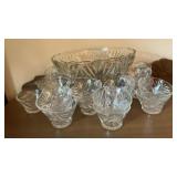 Vintage Anchor Hocking Arlington Pressed Glass
