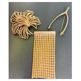 Signed Napier Vintage Gold Tone Brooch Lot ï¿½ Rope