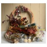 Large Lot of Dried Potpourri, Floral Picks,