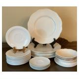 Vintage Centura by Corning Embossed 11 Saucers,