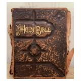 Antique 1886 Victorian Family Holy Bible ï¿½