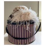 Vintage Mr. John Jr. Ivory Wool Felt Cloche Hat