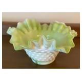 Vintage UV glow green Kanawha Hand Crafted