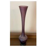 Vintage Fenton Hand Blown Glass Works Amethyst