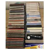 CDs, Cassette Tapes, Burned Music CDs, Memorex
