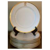 8 Vintage Haviland France Porcelain Dinner