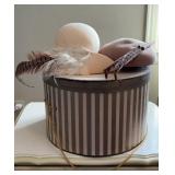 Vintage Frank Olive Brown 100% Wool Beret with