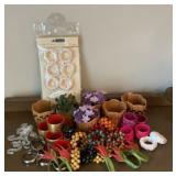 Napkin Rings & Floral Embellishments