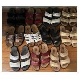 Size 5.5 Womenï¿½s Comfort Sandals Lot ï¿½ SAS &
