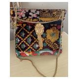 Vintage Harry Rosenfeld Velvet Patchwork Evening