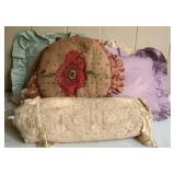 Vintage Lace Decorative Pillows & Curtain Panel