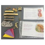 Phi Kappa Phi, Art Deco Mother Brooch, Tie Bars,