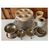 Vintage Aluminum Canning Jar Lids & Mesh Strainer