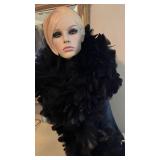 Vintage Black Feather Boa ï¿½ Burlesque, Hollywood