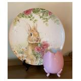 Limoges France Pink Egg Vase & Southern Living