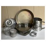 Vintage Baking Pan & Mold Lot ï¿½ Bromwell Flour