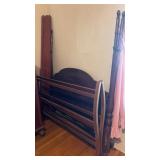 Vintage Colonial Revival Mahogany Full Size Bed