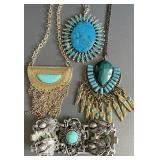 Vintage Southwestern Style Statement Jewelry
