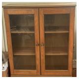Glass Door Display Cabinet, Media Storage