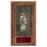 Vintage Hanging Apples Still Life Framed Print,