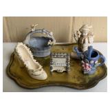 Vintage Miniature Porcelain Collectibles Lot ï¿½