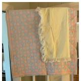 Vintage Patchwork Baby Quilt, 44.5 x 37 inches &