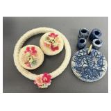 Vintage Artisan Accessory Lot ï¿½ Floral Clip