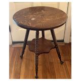 Antique Quarter Sawn Oak Barley Twist Parlor